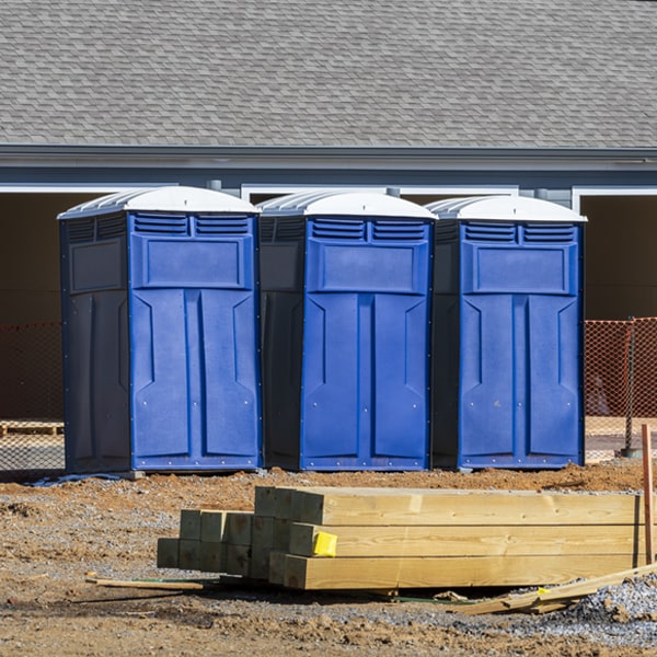 are there any restrictions on where i can place the porta potties during my rental period in Endwell NY